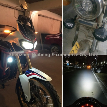 Motociklo LED rūko žibintas 6LED, 18W, 12-80V, aliuminis