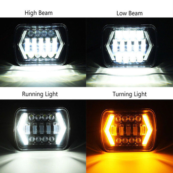 Wrangler LED priekiniai žibintai — 55W, 12-24V, 5500 lm, IP68, LED