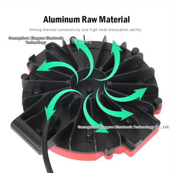 LED darbo lemputė transporto priemonėms, apvalus priekinis žibintas stilius, 51W, 12–24V, 1.5A, 6500K