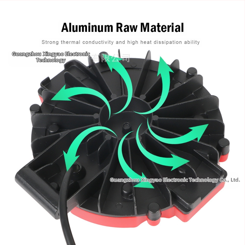 LED светодиодна работна лампа за автомобил, кръгла предна, 51W, 12–24V, 1.5A, 6500K