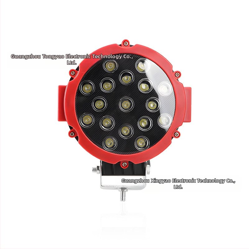 LED darbo lemputė transporto priemonėms, apvalus priekinis žibintas stilius, 51W, 12–24V, 1.5A, 6500K