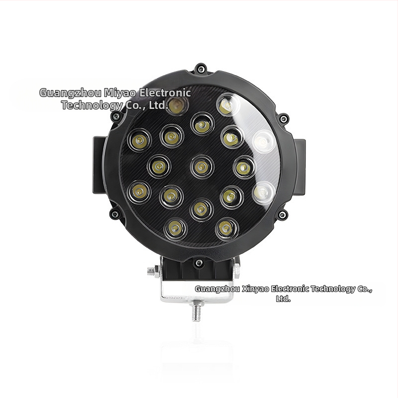 LED darbo lemputė transporto priemonėms, apvalus priekinis žibintas stilius, 51W, 12–24V, 1.5A, 6500K