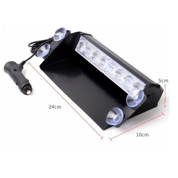 LED προειδοποιητικό φως αυτοκινήτου με 8 LED, ABS, 12V, 8W, μοντέλο Shovel Lamp