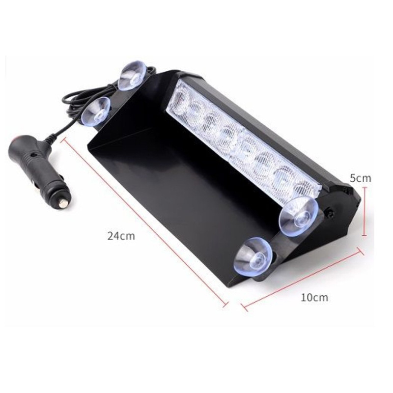 Автомобилен LED предупредителен светлик с 8 LED, ABS, 12V, 8W, модел Shovel Lamp