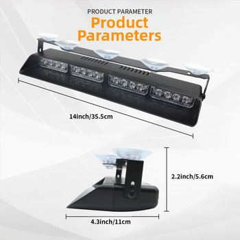 Φωτιστικό Έκτακτης Ανάγκης Αυτοκινήτου με 32 LED – 12–24V, 2A, με αναρρόφηση, κατάλληλο για όλα τα μοντέλα