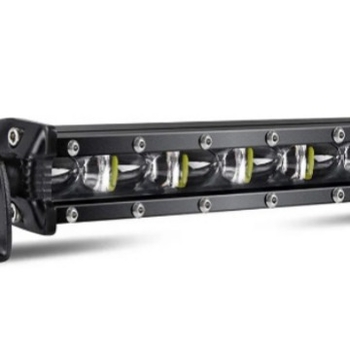 Ultra plona vienos eilės 6D lęšių LED darbo šviesa visureigiams, 9-32V, 60-240W, 6000K, LED 3030