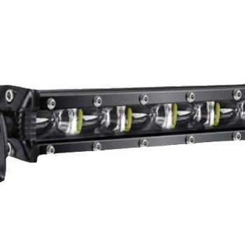 Ultra plona vienos eilės 6D lęšių LED darbo šviesa visureigiams, 9-32V, 60-240W, 6000K, LED 3030