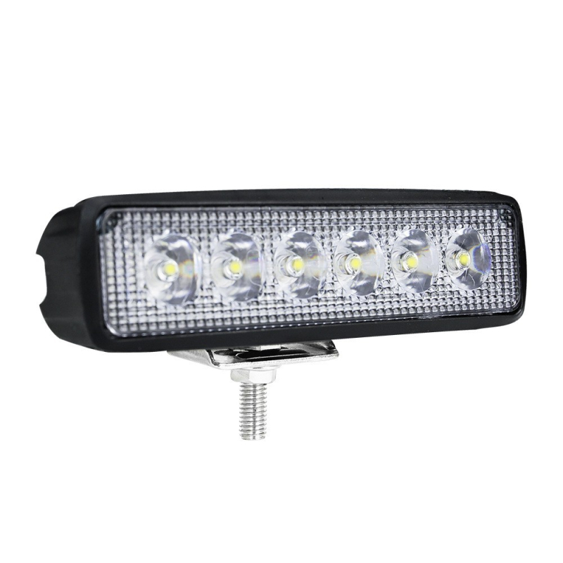 Automobilio LED darbinė lemputė, 6 LED, 18W, 12V, 1200LM, 6000K