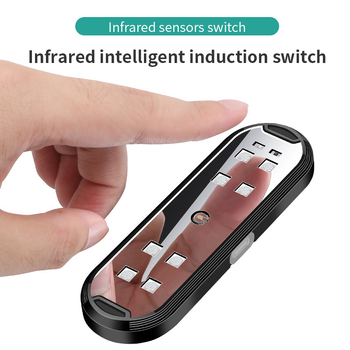 LED φως πόρτας αυτοκινήτου, χωρίς καλώδια, αντισύγκρουσης και αντι-οπίσθιας κρούσης, ατμοσφαιρικός φωτισμός-υποδοχής (Μοντέλο QCFWD-001; 1.2W; 3.7V; ~0.45A; ABS)