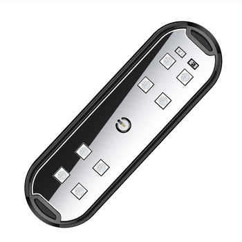 LED φως πόρτας αυτοκινήτου, χωρίς καλώδια, αντισύγκρουσης και αντι-οπίσθιας κρούσης, ατμοσφαιρικός φωτισμός-υποδοχής (Μοντέλο QCFWD-001; 1.2W; 3.7V; ~0.45A; ABS)