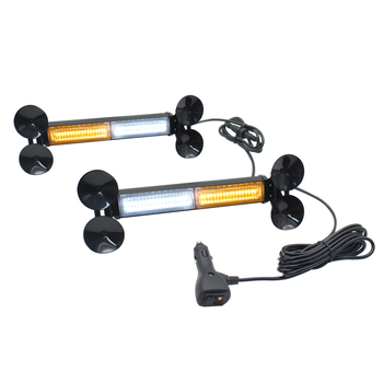 Ren Chi διπλής κεφαλής φάρος έκτακτης ανάγκης αυτοκινήτου με βεντουζά για παρμπρίζ, 40 LED, προειδοποίηση ασφαλείας