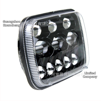 KC-1869S LED krovininio automobilio priekinis žibintas – 69W, 3600lm, IP67, 12–24V, PC objektyvas