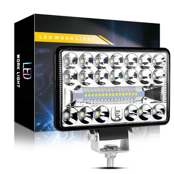 LED darbojojiamoji šviesa automobiliams, 108W, 9-30V, 5400LM, 6000K, 36LED, aliuminio korpusas, universalus suderinamumas