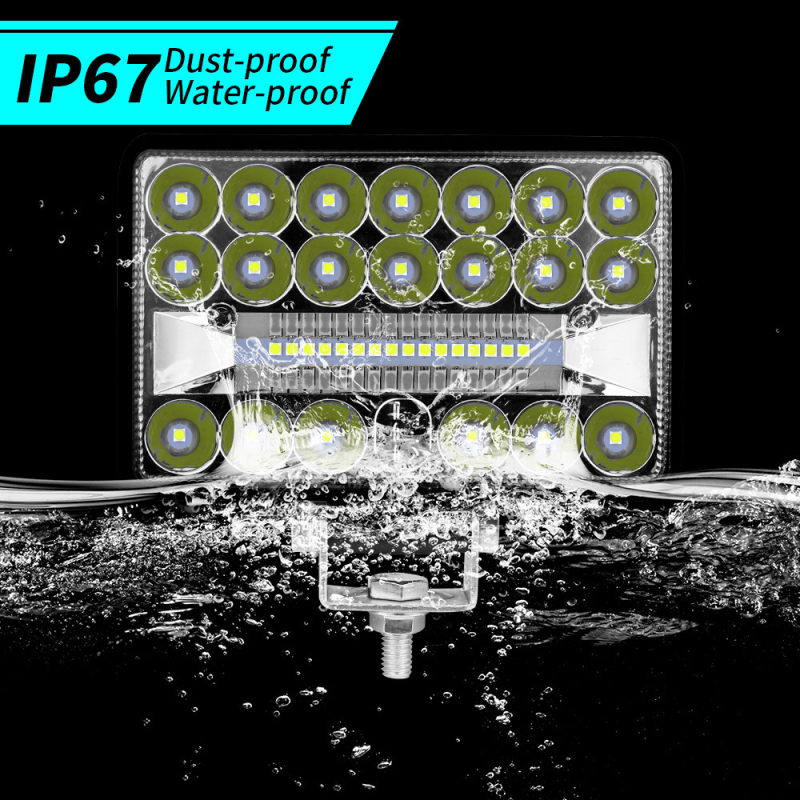 LED darbojojiamoji šviesa automobiliams, 108W, 9-30V, 5400LM, 6000K, 36LED, aliuminio korpusas, universalus suderinamumas