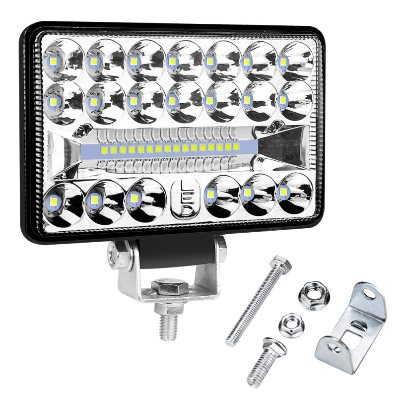 LED darbojojiamoji šviesa automobiliams, 108W, 9-30V, 5400LM, 6000K, 36LED, aliuminio korpusas, universalus suderinamumas