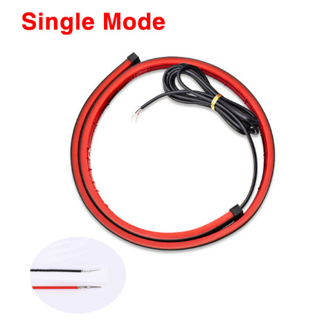 LED stabdymo žibintas aukštam įrengimui, silikono korpusas, 12V, galinės šviesos juostos, kelių režimų LED srautas ir posūkio įspėjimas