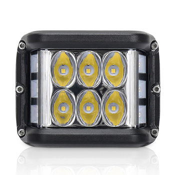 Aowos 18W LED darbo lemputė su trim pusėmis OL-1818S, 12V, korpusas iš liejimo aliuminio lydinio