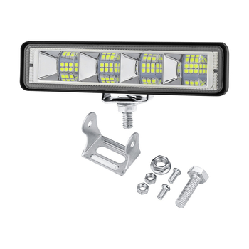 LED darbo lemputė, linijinis formatas, 72W, 12-60V, 2200 lm, 6500K, modelis H-1B-SS-4-W, aliuminio korpusas