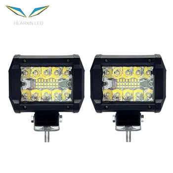 Automobilio LED darbo lemputė, 60W, 12V, 6000lm, IP64, aliuminio korpusas, projekcinė lemputė