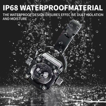 LED прожектор за мотоциклет с висока яркост, външен, 12-80V, 6000 lm, 15W, IP67, алуминиева сплав