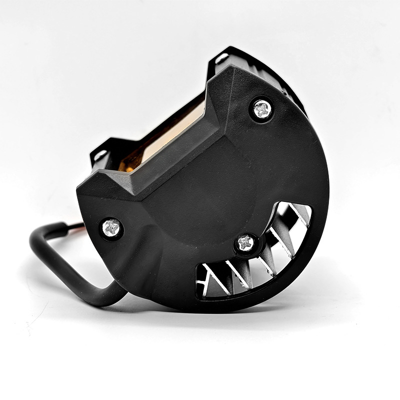 LED darbo lemputė su trimis spinduliais, 60W, 6000 lm, 9-36V, aliuminio korpusas