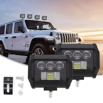 Φωτιστικό LED εργασίας αυτοκινήτου, 50W, φακός 7D, 8 LED, 12-24V, 5000LM