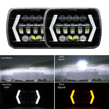 LED svjetla za maglu za Jeep Wrangler JK/TJ — 55W, 10-30V, 5000LM, 6000K, 3570 LED čipovi