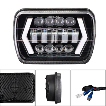LED φώτα ομίχλης για Jeep Wrangler JK/TJ — 55W, 10-30V, 5000LM, 6000K, 3570 LED τσίπ