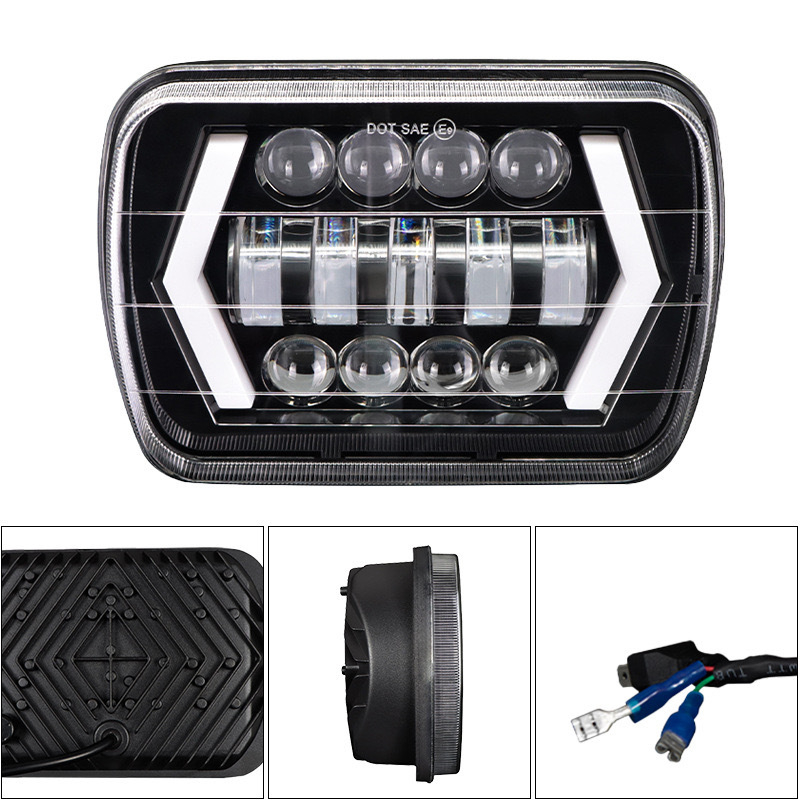 LED svjetla za maglu za Jeep Wrangler JK/TJ — 55W, 10-30V, 5000LM, 6000K, 3570 LED čipovi