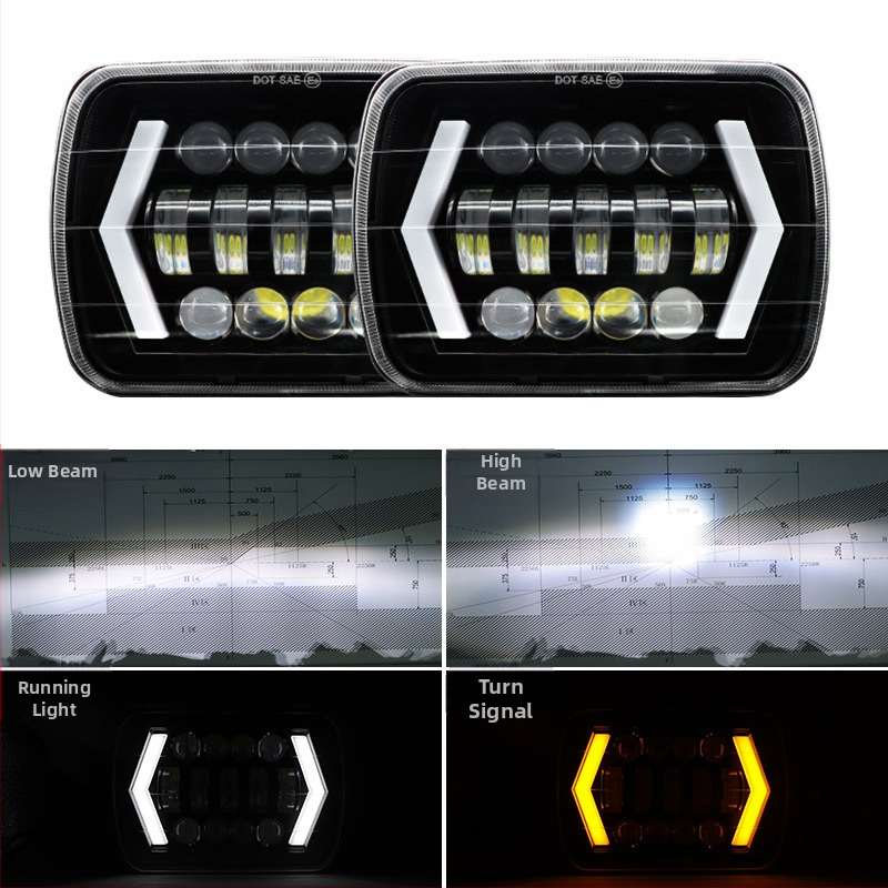 LED svjetla za maglu za Jeep Wrangler JK/TJ — 55W, 10-30V, 5000LM, 6000K, 3570 LED čipovi