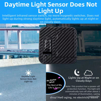 Automobilio pasveikinimo lemputė, ABS, 12V, 2A, universali