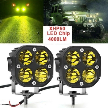 LED автомобилна светлина за автомобил и мотоциклет (алуминиев корпус, 9-30V, 6000 lm, 40W, LED)