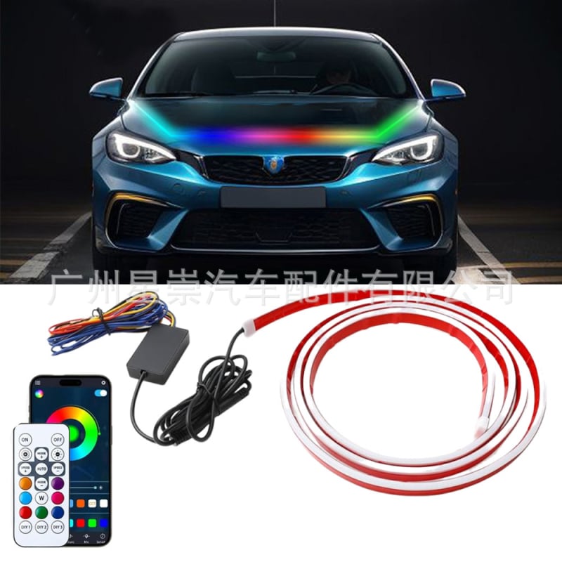 Automobilio LED dienos šviesos dekoracijai grotelėms – lateksinis korpusas, 12V DC, 10W, 3000 lm, tarnavimo laikas 50000 h