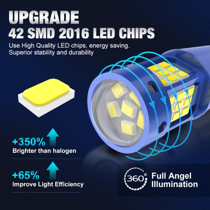 T15 LED auto gaisma, 12V, 2.3W, 1440LM, 6500K, ūdensizturīga