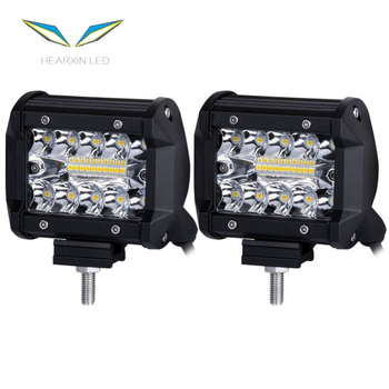 LX LED darbo šviesa visureigiams automobiliams, aliuminio korpusas, 60W, 12–24V, IP68, 6000 lm, LED 3030