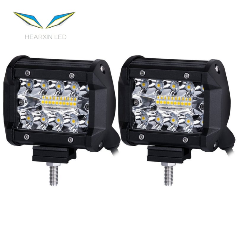LX LED darbo šviesa visureigiams automobiliams, aliuminio korpusas, 60W, 12–24V, IP68, 6000 lm, LED 3030