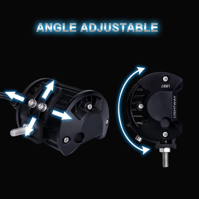 LX LED darbo šviesa visureigiams automobiliams, aliuminio korpusas, 60W, 12–24V, IP68, 6000 lm, LED 3030