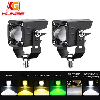 Προβολέας LED για μοτοσικλέτα, αεροπορικό αλουμίνιο, 6000 lm, 60W, IP68