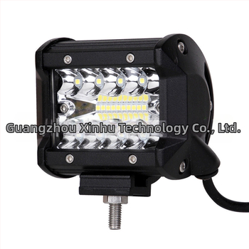 Off-road automobilio LED juostos šviesa, trijų eilių, 60W, 9-36V, 6000lm, 6500K, 3030 LED