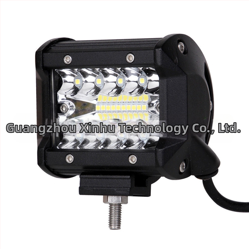 Автомобилна LED лента за офроуд, три реда, 60W, 9-36V, 6000lm, 6500K, 3030 LED