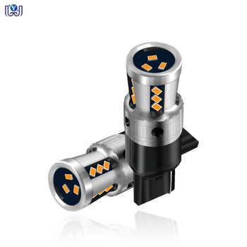 Automobilio LED šviesa T20 7440, 18SMD 3020, 9-48V, 6500K, 7.5W atbulinei šviesai ir posūkiams