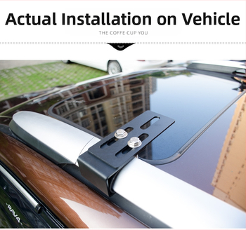 Automašīnas jumta luktura stiprinājuma skava, LX-XL, sakausējuma tērauds, IP68, 12V, 90W