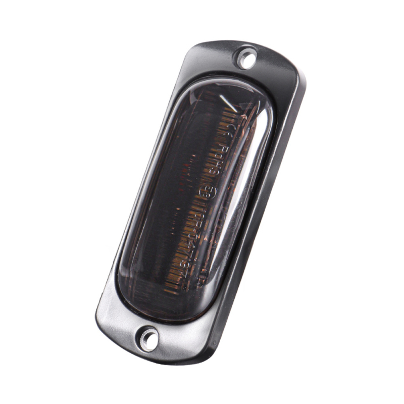 Transporto priemonės šoninė įspėjimo lemputė automobiliams ir sunkvežimiams, 12 LED, 9-80V, 2W, ABS+LED, modelis T-B-XH-12