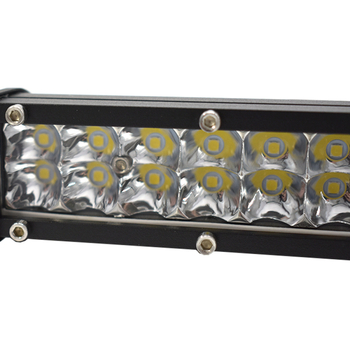 LED darbo žibintas dviejų eilių, 60W, 12-24V, 6000lm, aliuminis+PC, universalus tvirtinimas