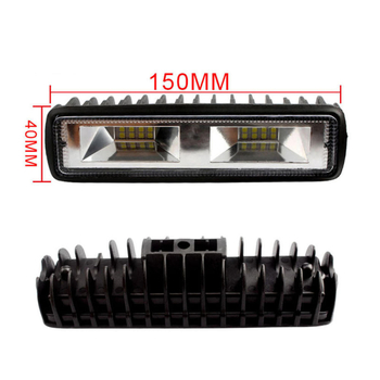 60W LED stogo šviesa visureigiams, 12-24V, 6000 lm, 8000K