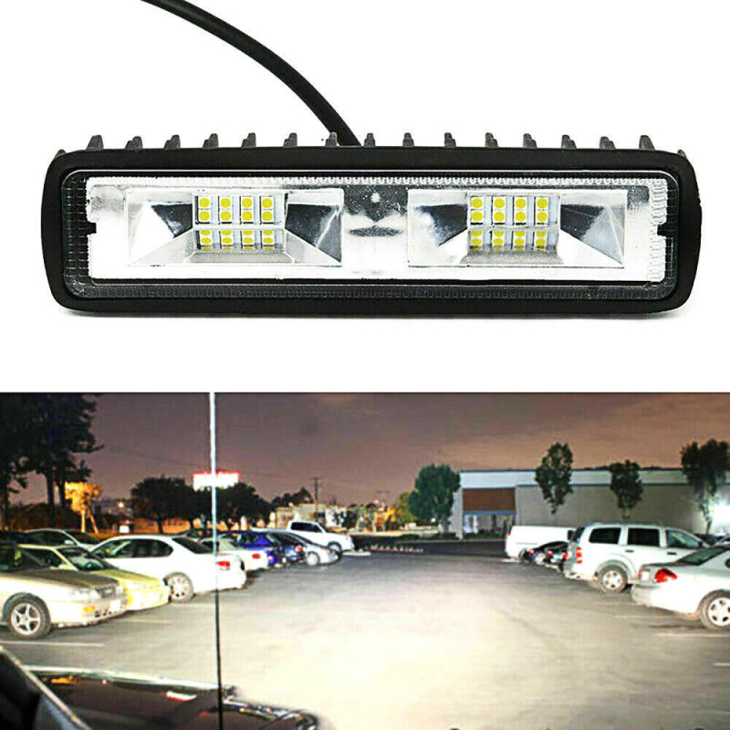 60W LED stogo šviesa visureigiams, 12-24V, 6000 lm, 8000K