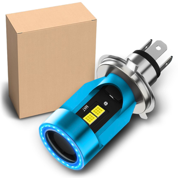 MD007 Motociklo LED priekinis žibintas COB LED, aukštas/žemas spindulių 21W/16W, įtampa 12–48V, šviesos srautas 1500 lm, tarnavimo laikas 50 000+ val.