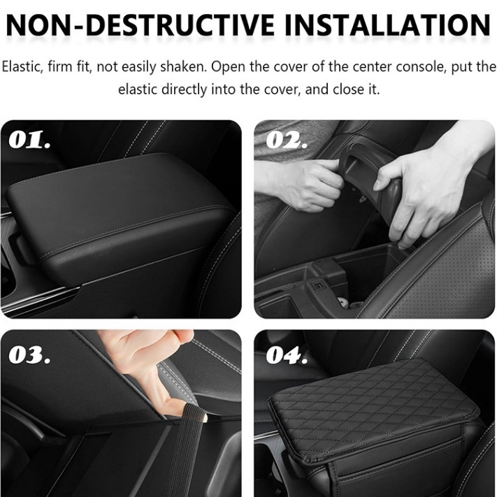 Capac central din piele pentru interiorul mașinii, personalizabil, stil modern minimalist, husă universală pentru praf și climatizare