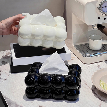 Servetėlių dėžutė, Cloud tissue box modelis, plastikinė, daugiafunkcinė, šiuolaikinio minimalistinio dizaino, 80 vienetų paketas, tinkama svetainei, automobiliui ir voniai