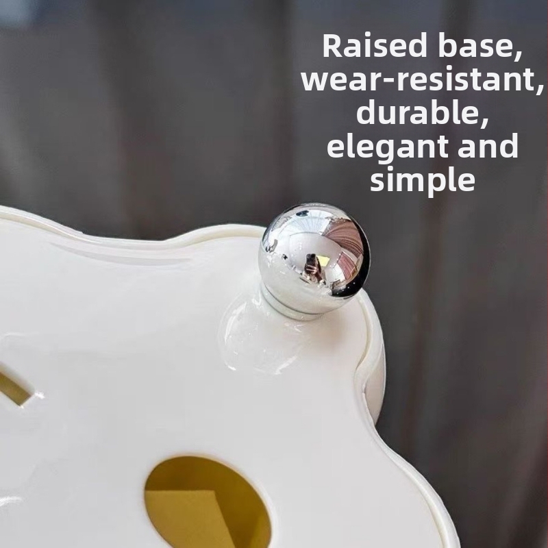 Кутия за салфетки - пластмасова, модел Cloud tissue box, мултифункционална със стил модерен минимализъм, опаковка 80 бр, подходяща за дневна, автомобил и баня